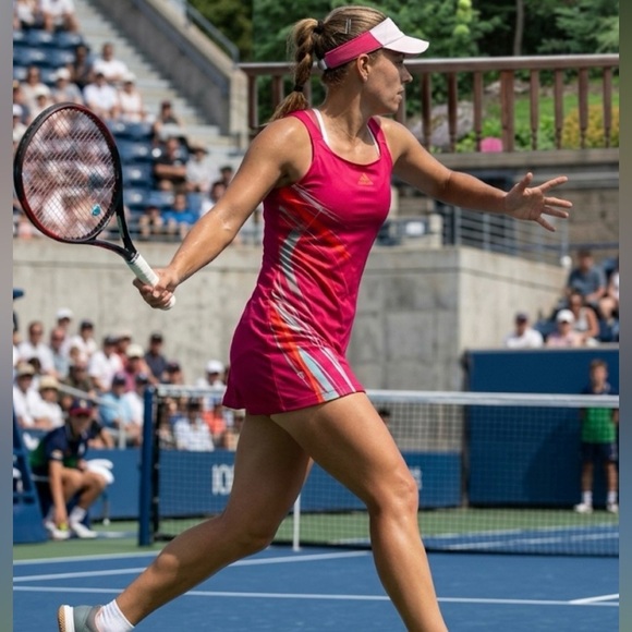 Women’s Adidas Adizero Formation performance Tennis Pink Dress Size L - Picture 2 of 15